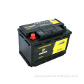 12v 75ah DIN75 lead-acid car starting battery